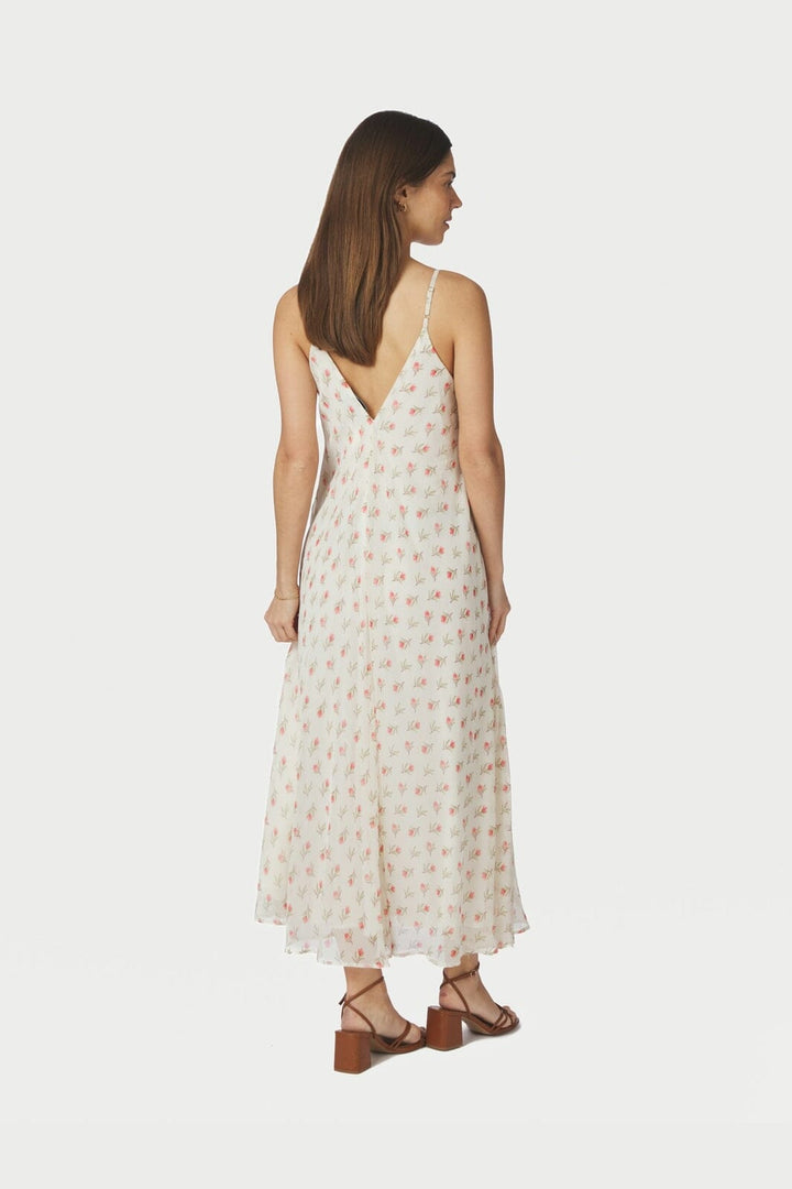 Neo Noir - Grazia Flower Dress 169157 - 121 - Off White