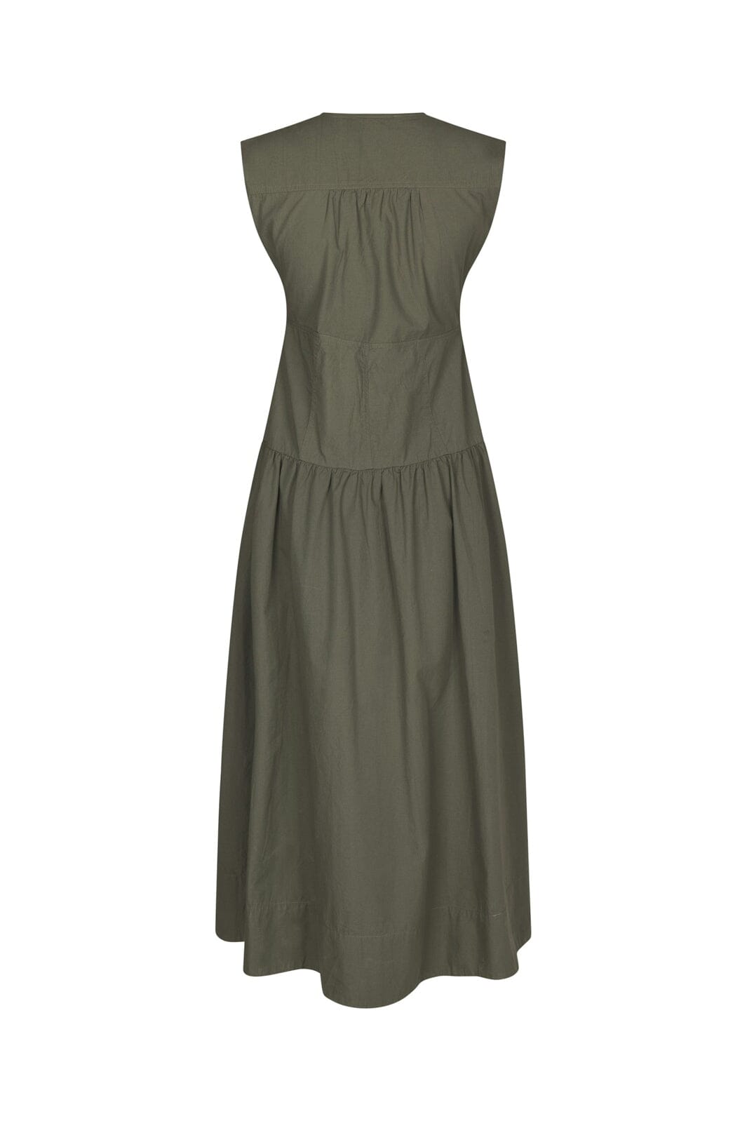 Neo Noir - Halise Poplin Dress 169068 - 151 - Army
