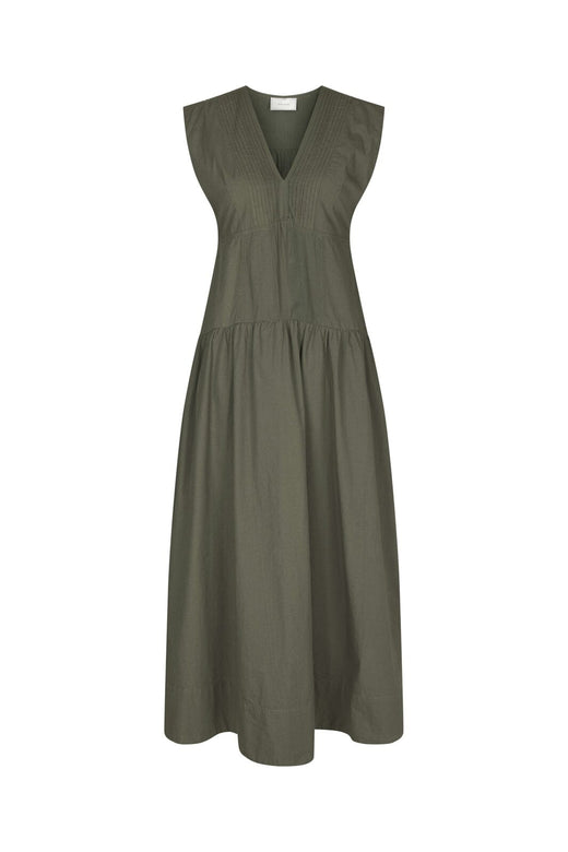 Neo Noir - Halise Poplin Dress 169068 - 151 - Army