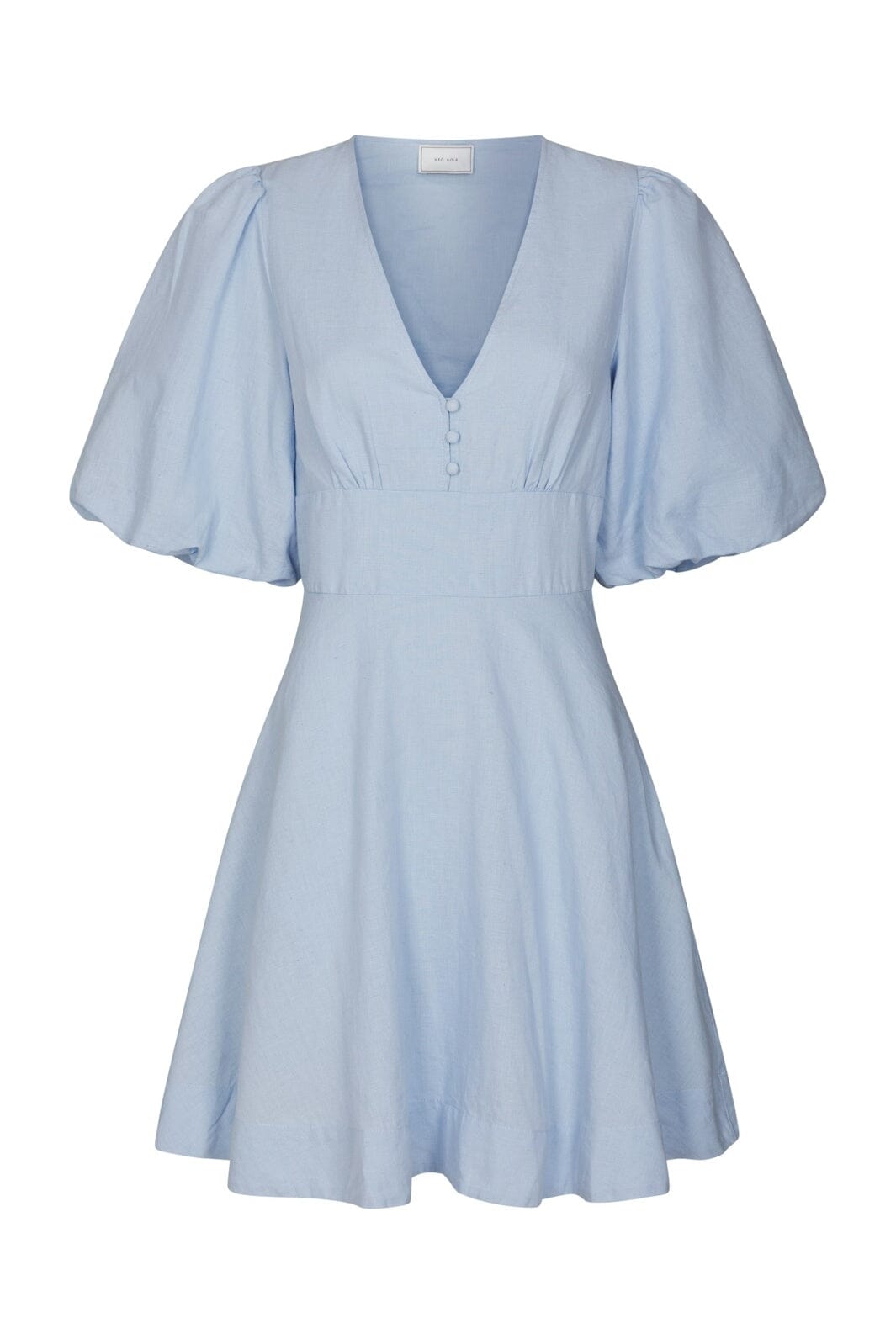 Neo Noir - Halli Linen Dress 169330 - 145 - Light Blue