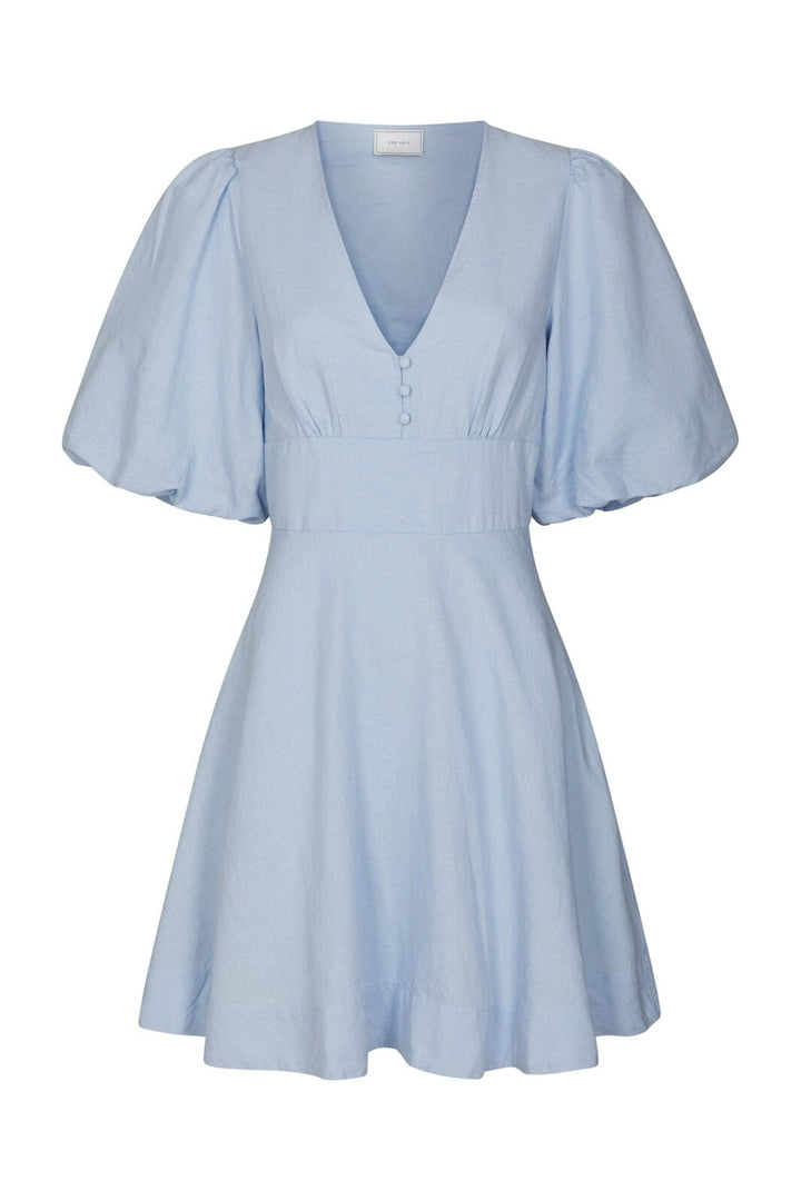 Neo Noir - Halli Linen Dress 169330 - 145 - Light Blue