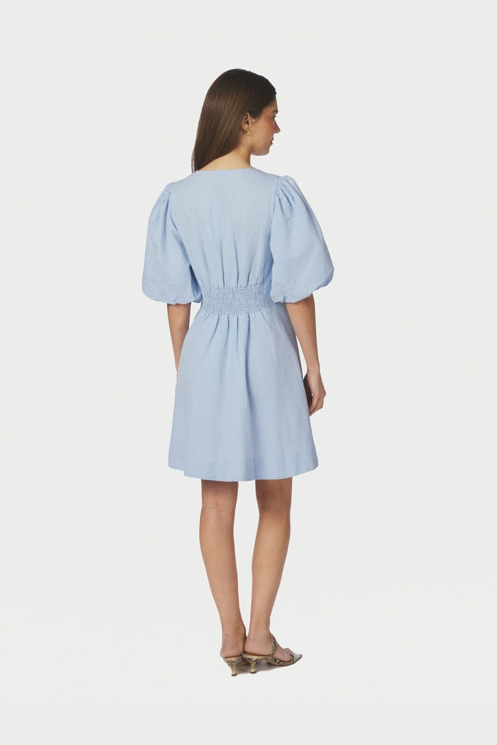 Neo Noir - Halli Linen Dress 169330 - 145 - Light Blue