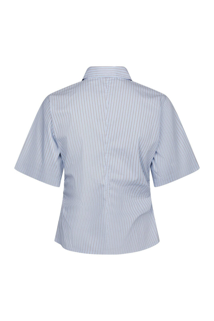 Neo Noir - Hazell Stripe Shirt 169490 - 145 - Light Blue