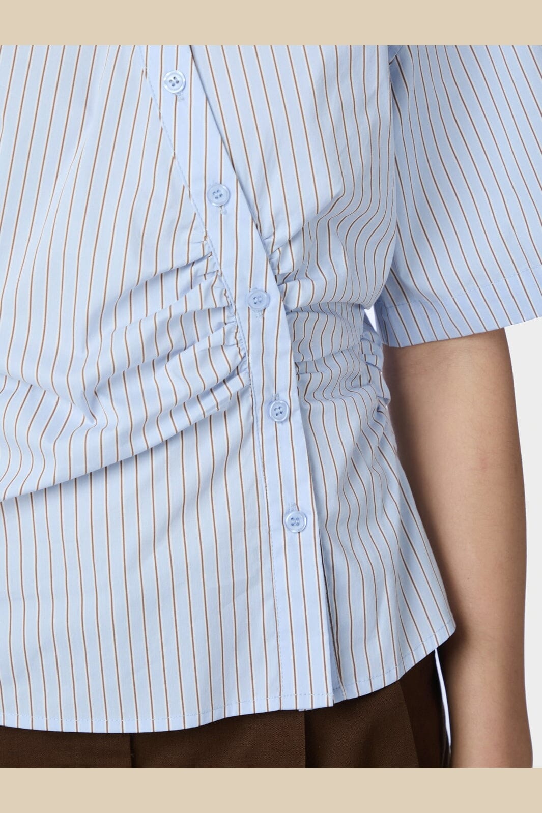 Neo Noir - Hazell Stripe Shirt 169490 - 145 - Light Blue