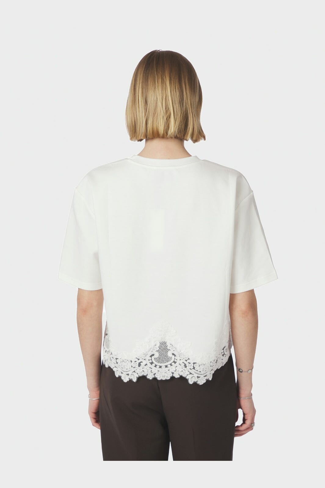 Neo Noir - Iria Lace Tee 170063 - 120 - White