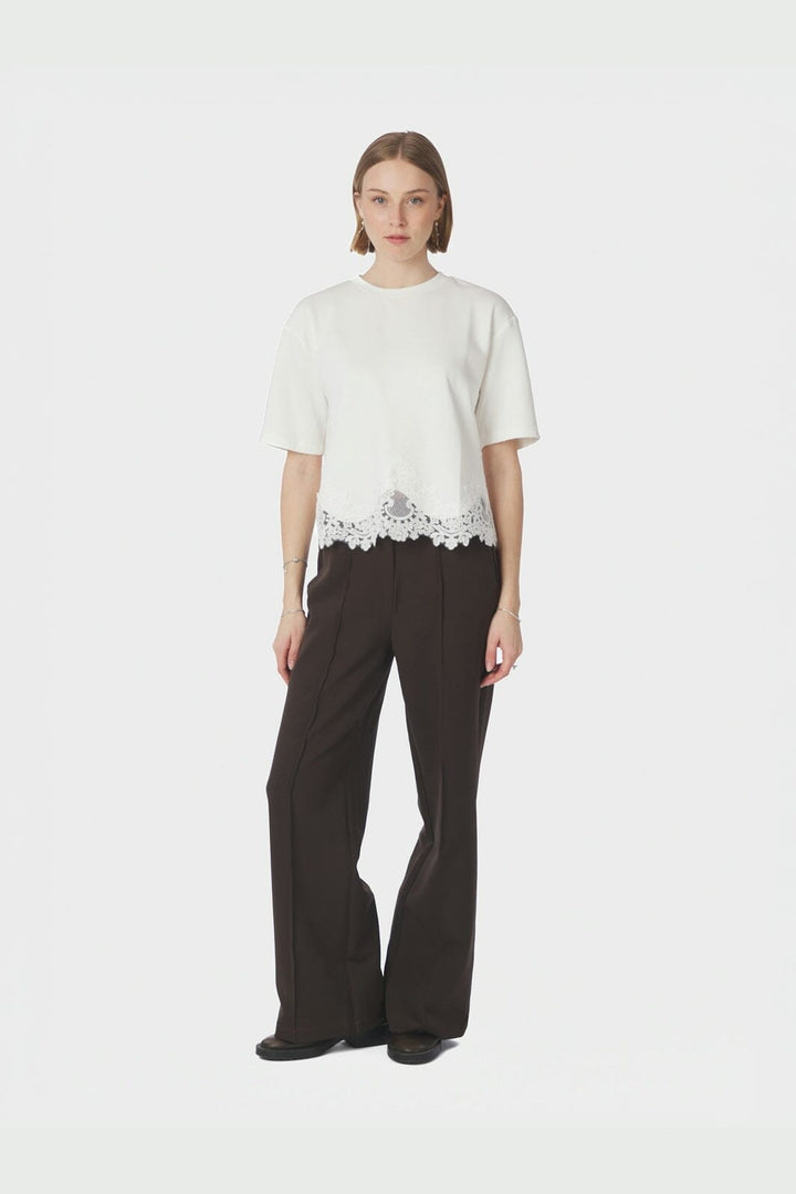 Neo Noir - Iria Lace Tee 170063 - 120 - White