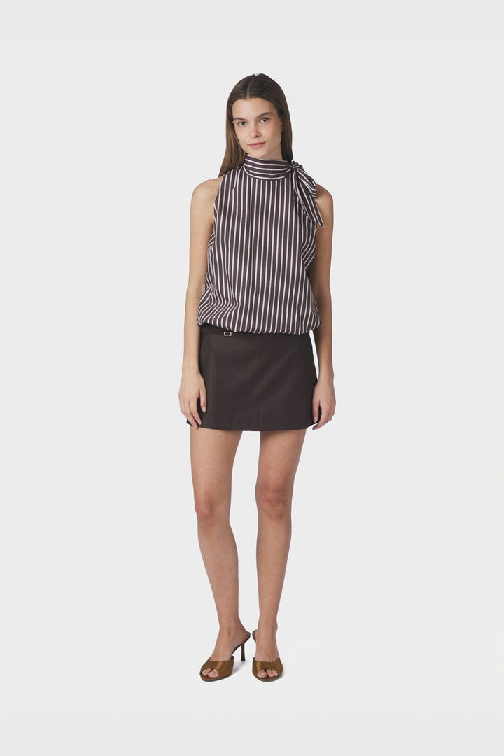 Neo Noir - Isla Skirt 167736 - 676 - Dark Brown