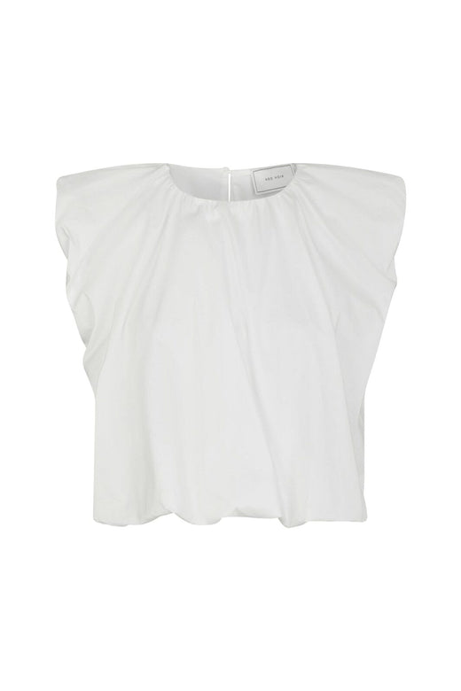 Neo Noir - Ivania Poplin Top 165507 - 120 - White