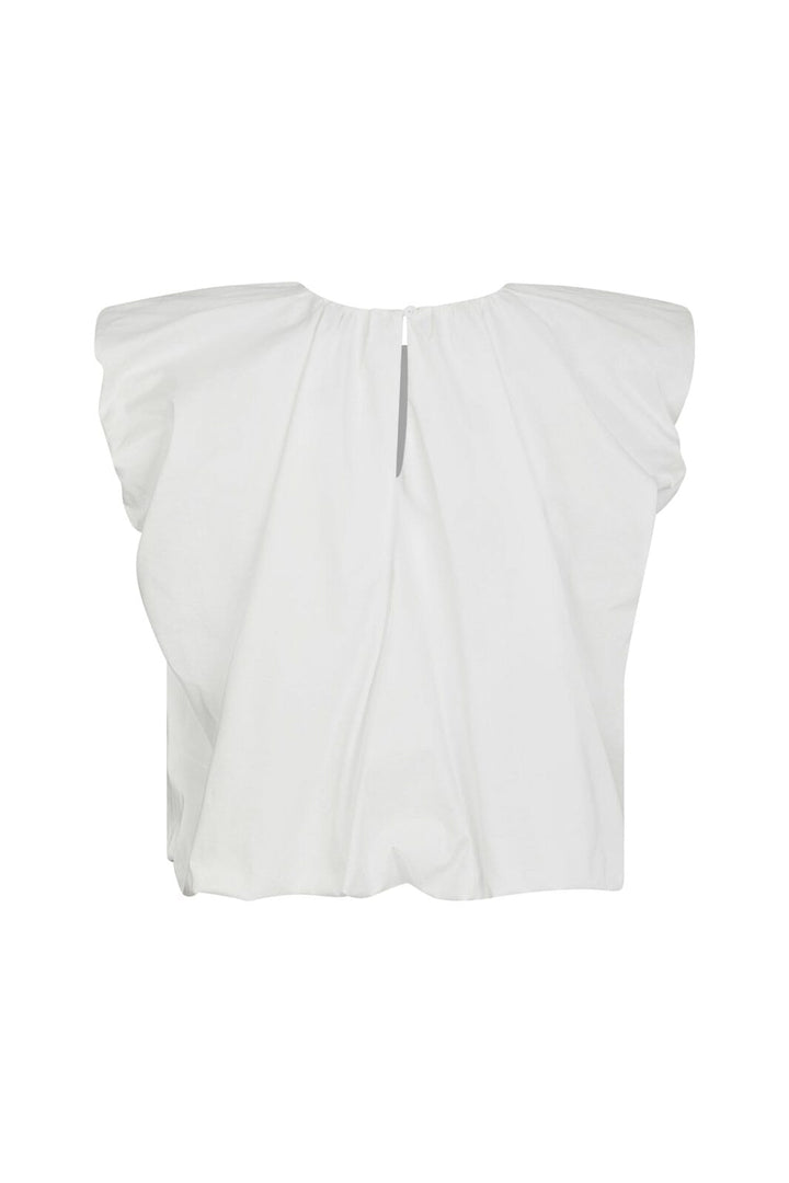 Neo Noir - Ivania Poplin Top 165507 - 120 - White