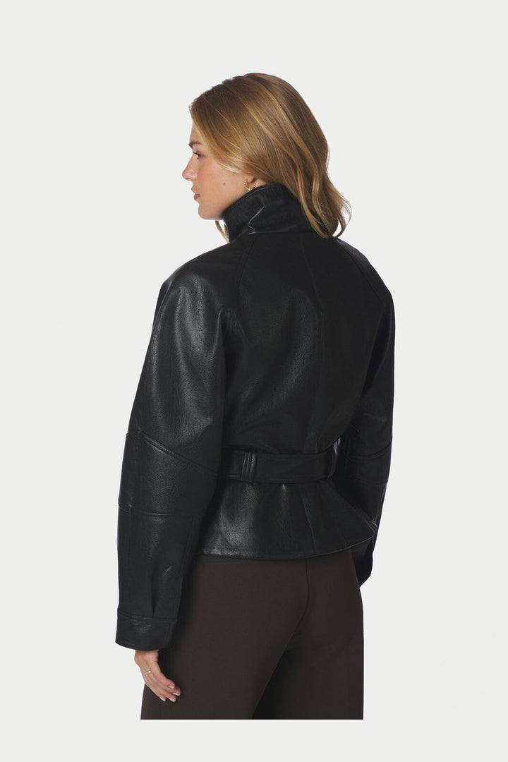 Neo Noir - Jaclyn Faux Leather Jacket 169833 - 100 - Black