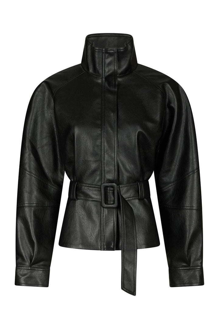 Neo Noir - Jaclyn Faux Leather Jacket 169833 - 100 - Black