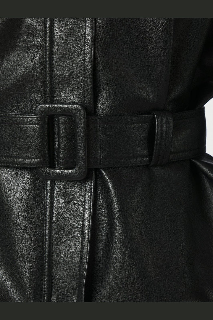 Neo Noir - Jaclyn Faux Leather Jacket 169833 - 100 - Black