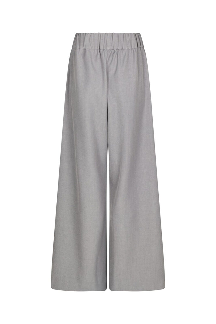 Neo Noir - Janel Structure Pants 169941 - 133 - Grey Melange