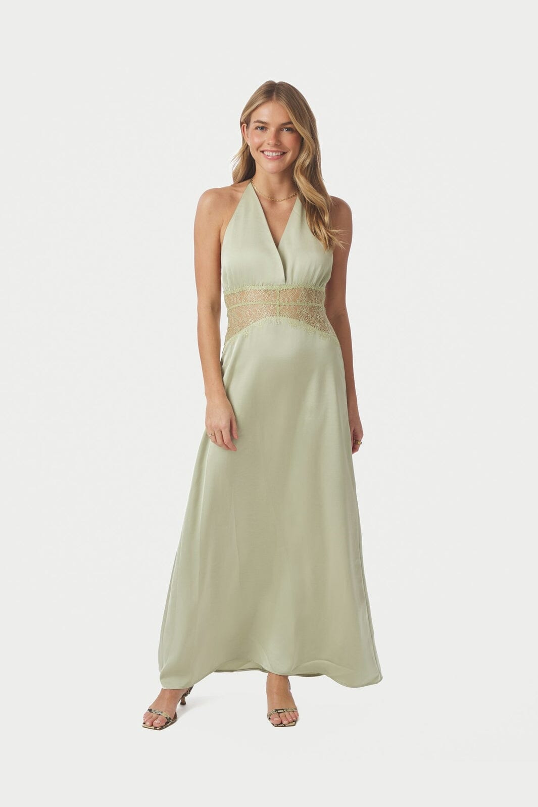 Neo Noir - Jasine Heavy Sateen Dress 169175 - 153 - Mint