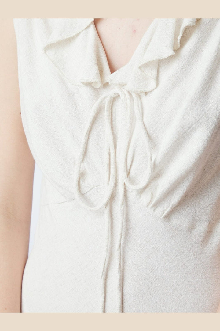 Neo Noir - Jasma Linen Dress 168186 - 815 - Natural