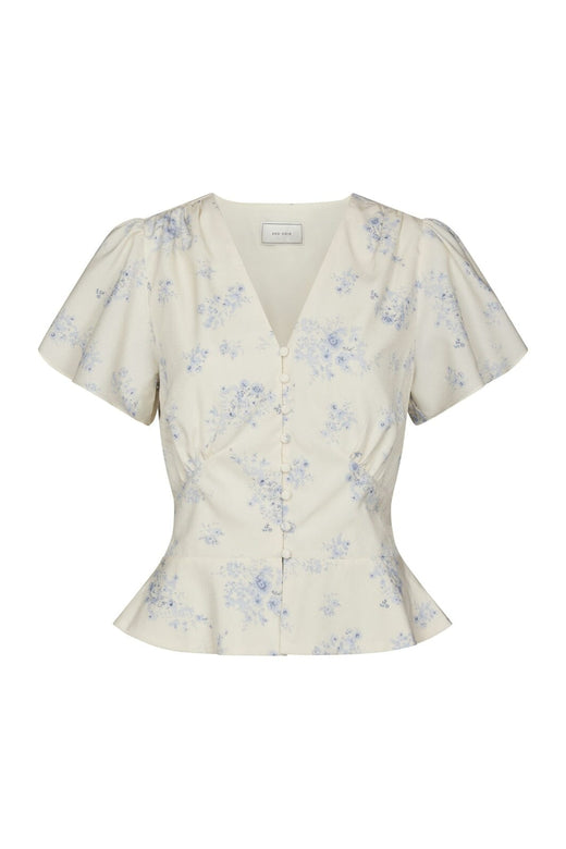 Neo Noir - Jasmin Delicate Flower Blouse 168873 - 122 - Creme