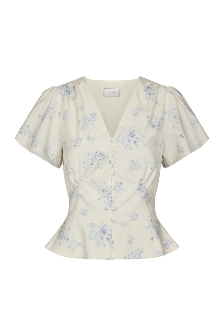 Neo Noir - Jasmin Delicate Flower Blouse 168873 - 122 - Creme