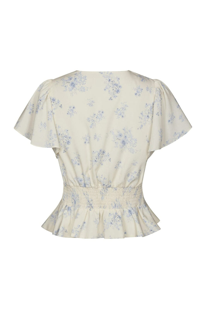 Neo Noir - Jasmin Delicate Flower Blouse 168873 - 122 - Creme