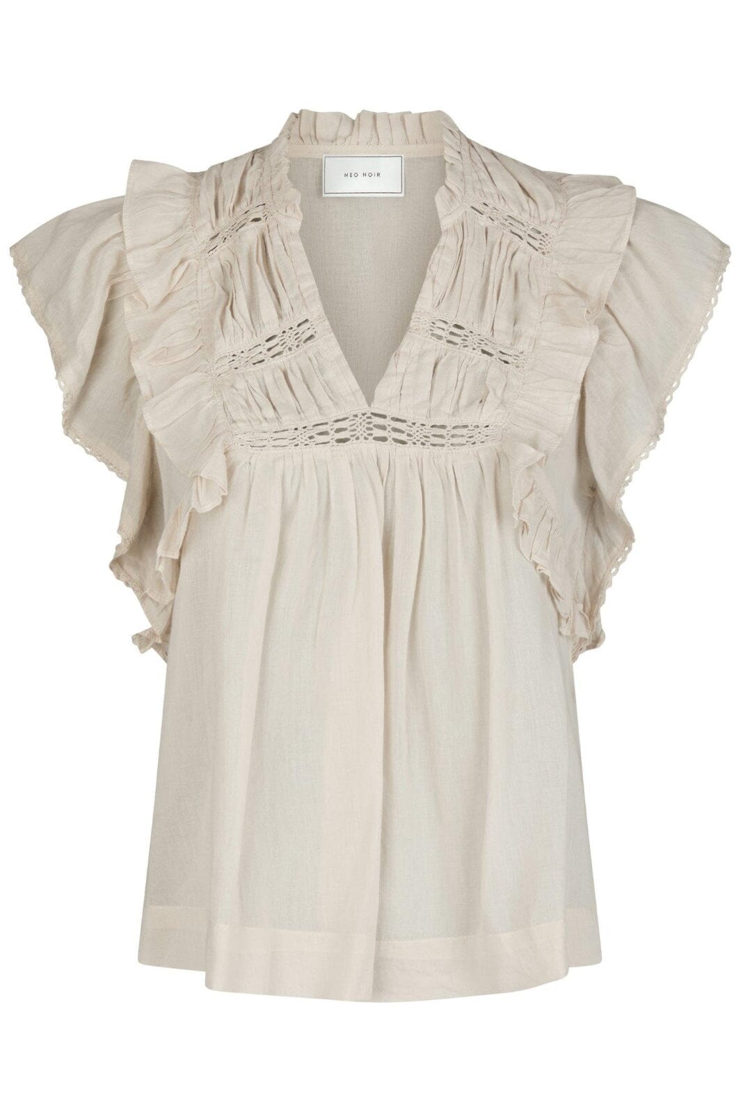 Neo Noir - Jayla S Voile Top 159881 - 124 - Ivory