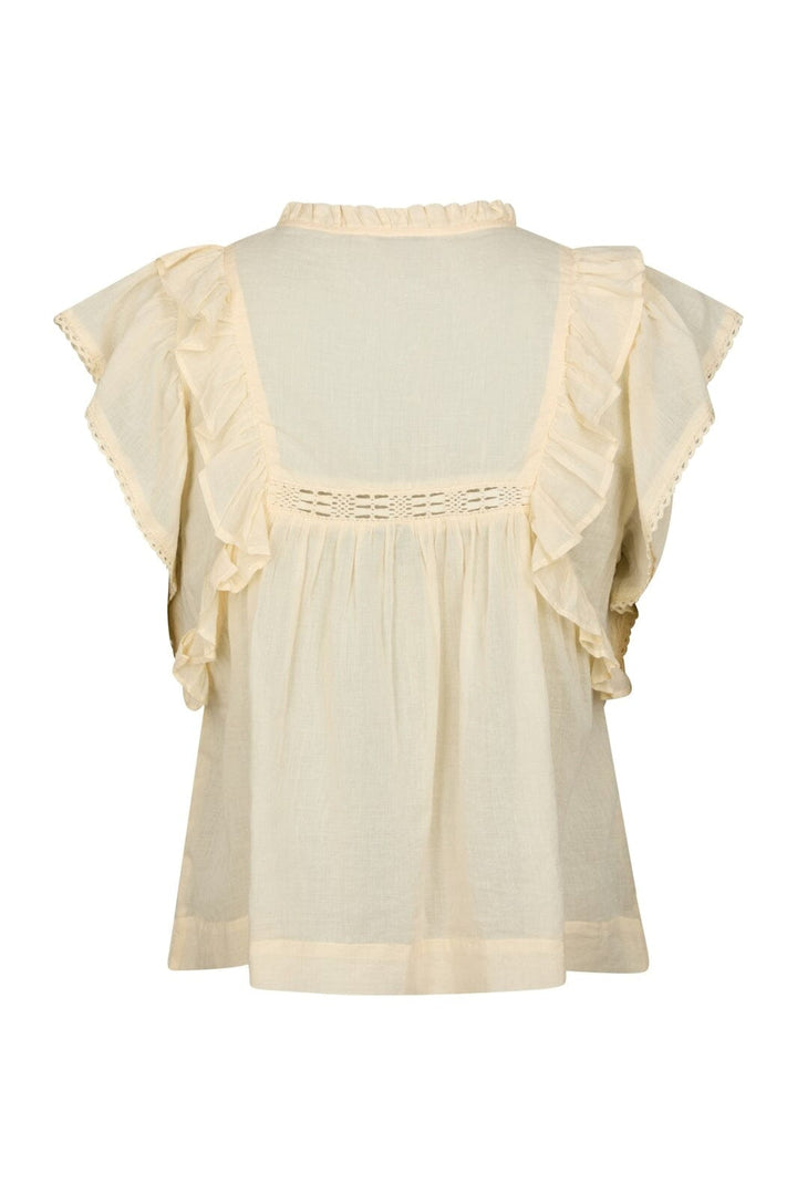 Neo Noir - Jayla S Voile Top 159881 - 416 - Butter Yellow