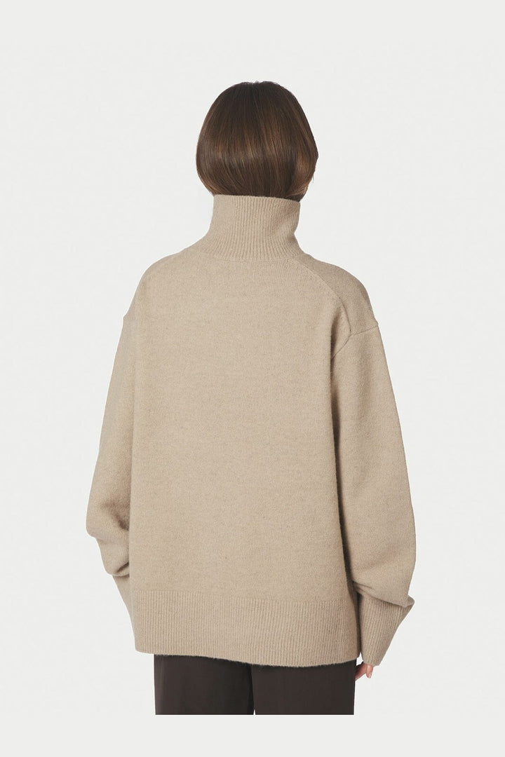 Neo Noir - Jen Knit Blouse 166991 - 189 - Warm Grey