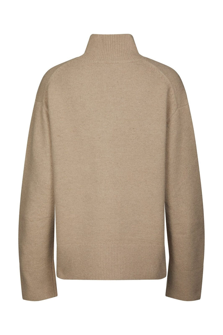 Neo Noir - Jen Knit Blouse 166991 - 189 - Warm Grey
