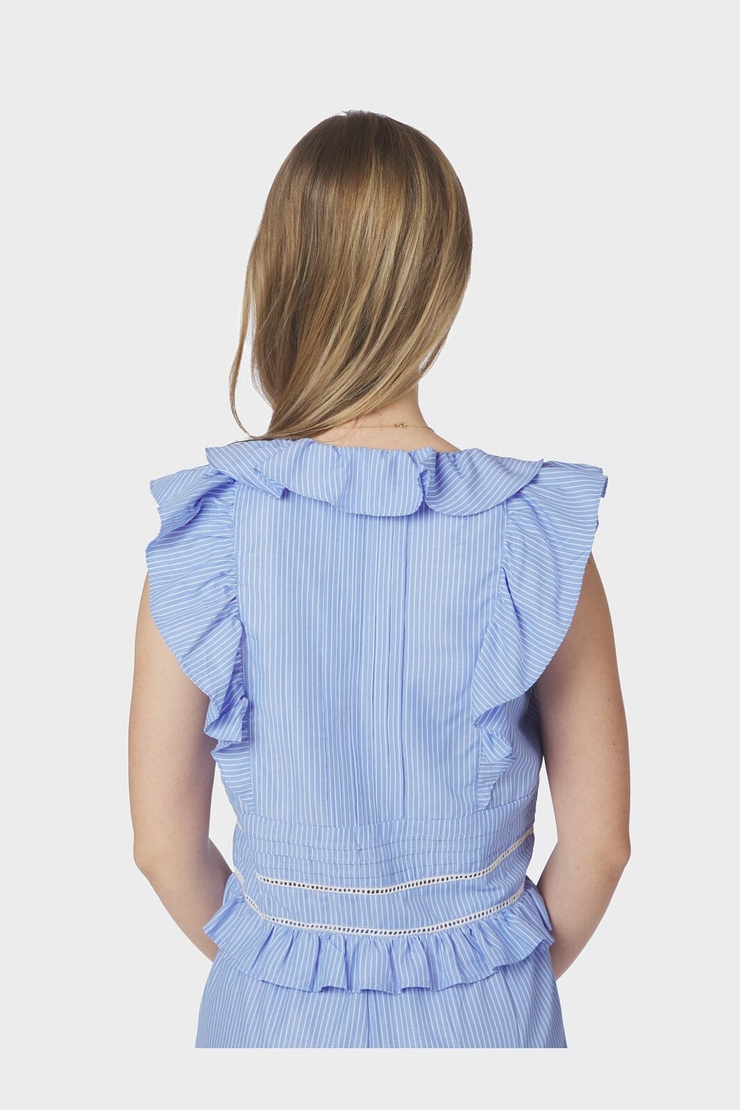 Neo Noir - Jolia Stripe Top 169346 - 145 - Light Blue