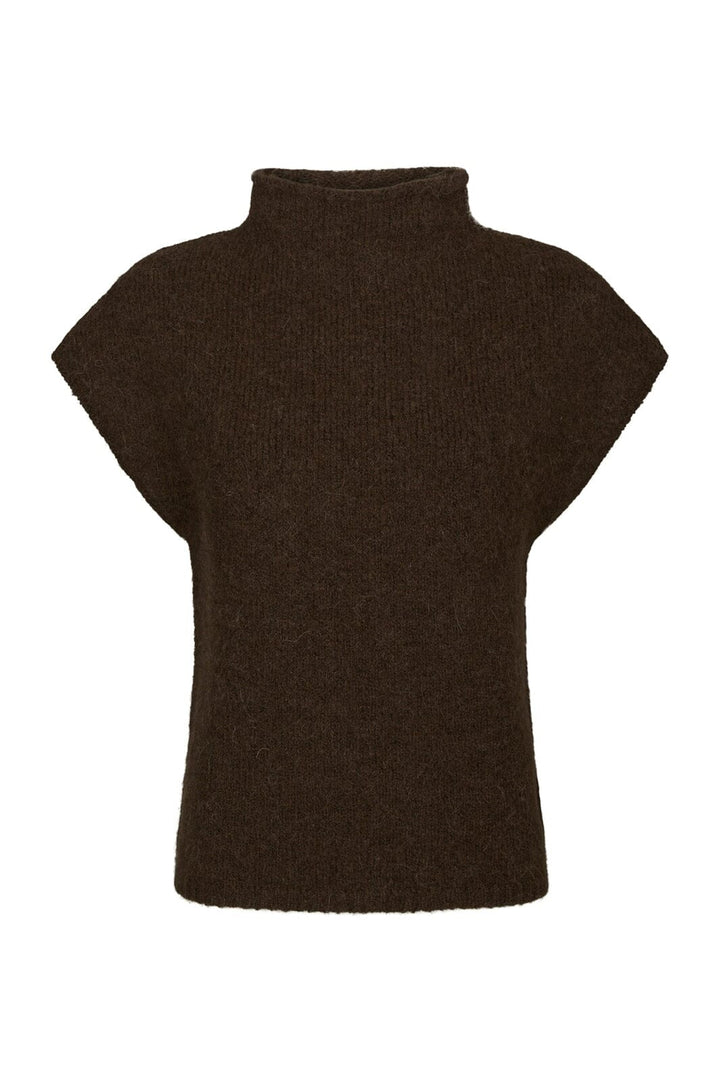Neo Noir - Jona Knit Top 168425 - 205 - Brown Melange