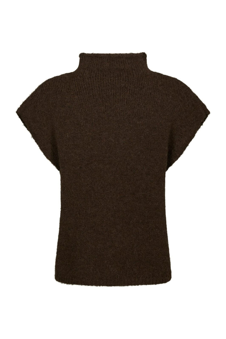 Neo Noir - Jona Knit Top 168425 - 205 - Brown Melange