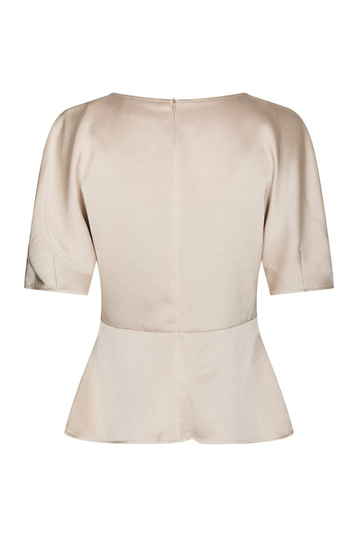 Neo Noir - Josine Heavy Sateen Blouse 169713 - 720 - Champagne