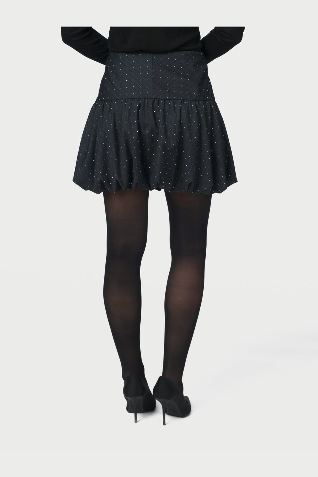 Neo Noir - Jovanna Bedaz Pinstripe Skirt 171212 - 132 - Antracit