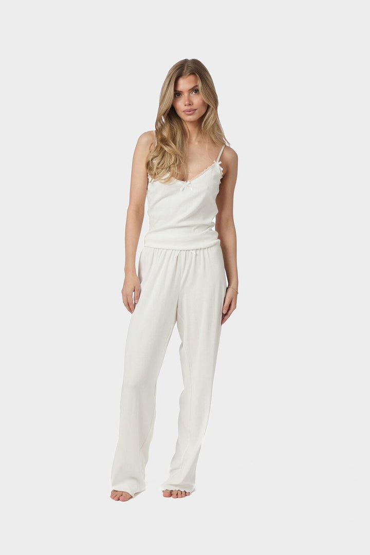 Neo Noir - Joya Pointelle Top 167796 - 121 - Off White