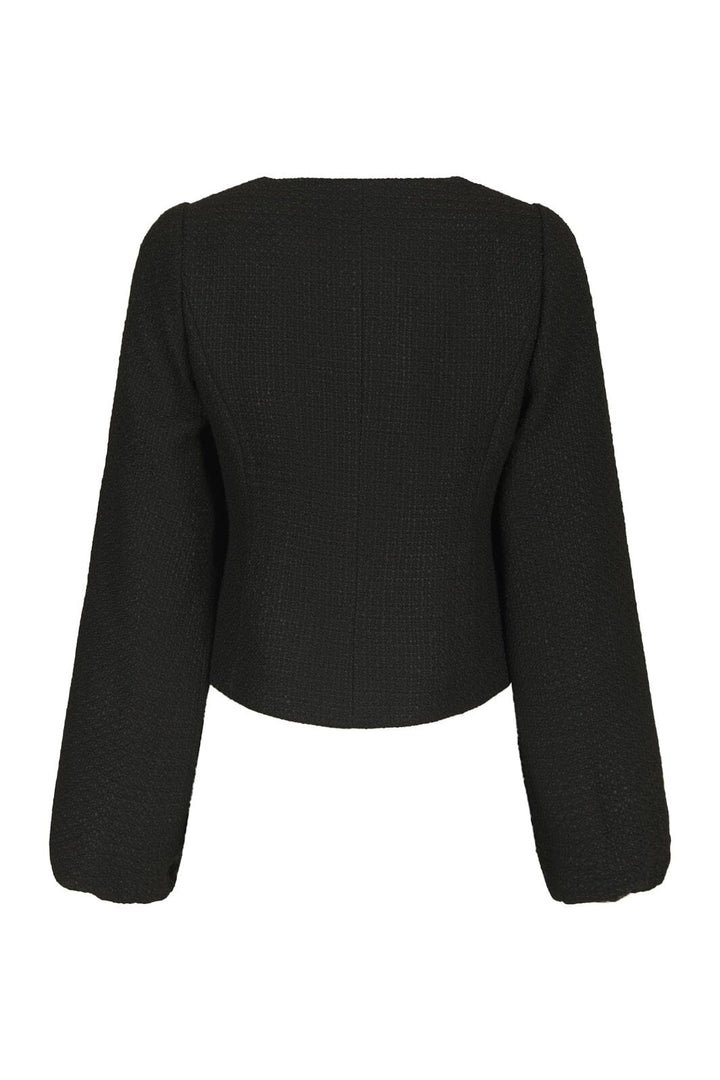 Neo Noir - Junette Boucle Jacket 170179 - 100 - Black