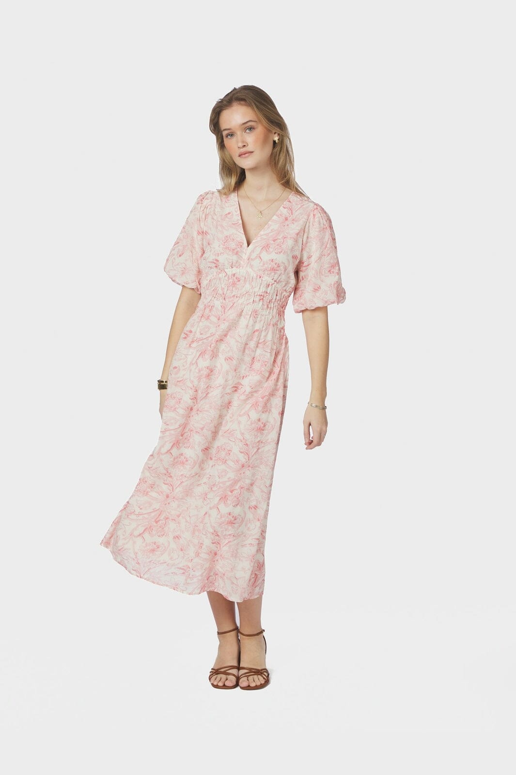 Neo Noir - Kalia Print Dress 169339 - 121 - Off White