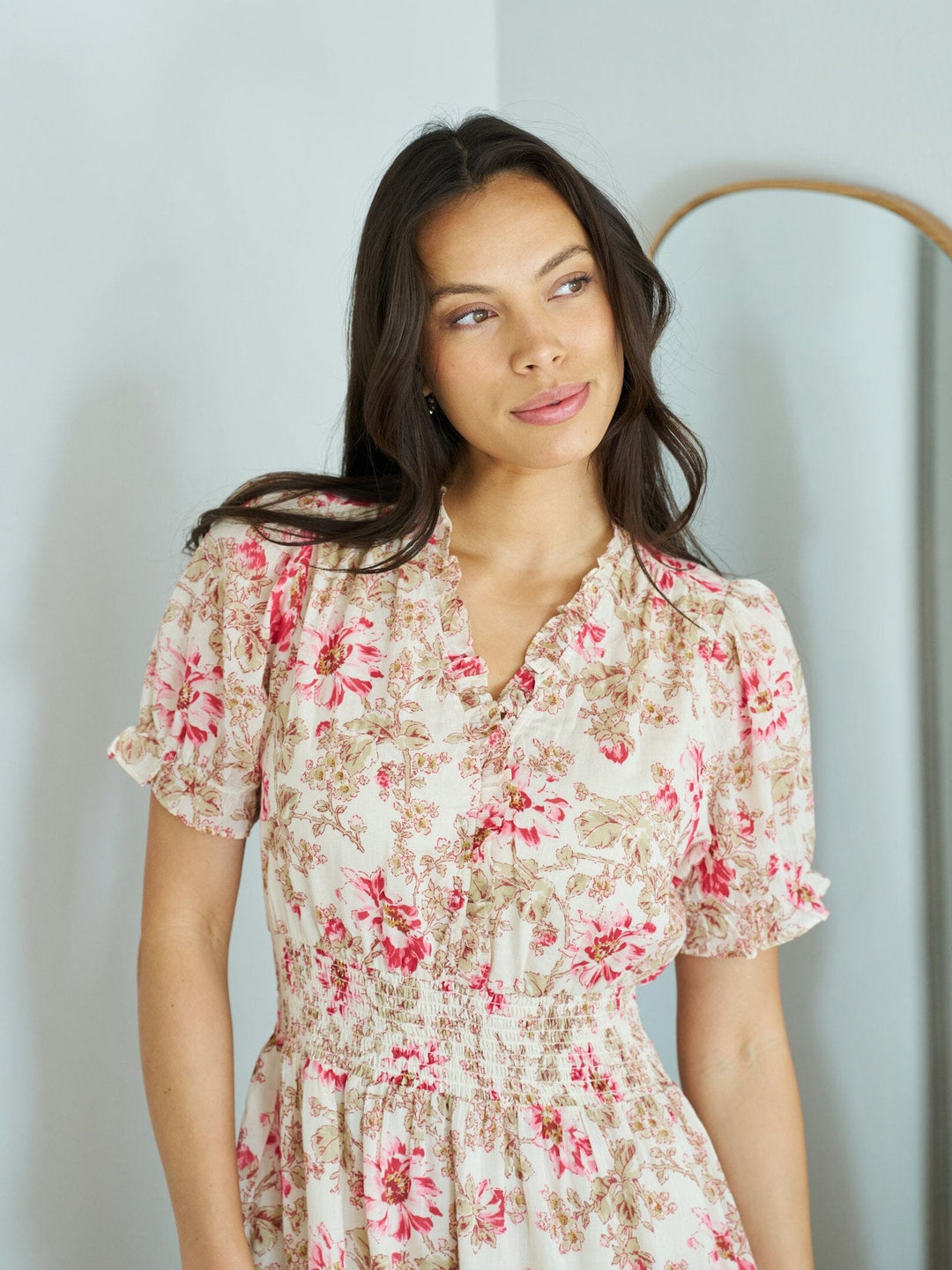 Neo Noir - Kanza Flower Dress 167705 - 165 - Rose Kjoler 