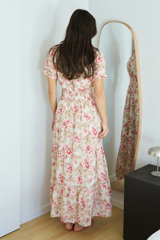 Neo Noir - Kanza Flower Dress 167705 - 165 - Rose Kjoler 