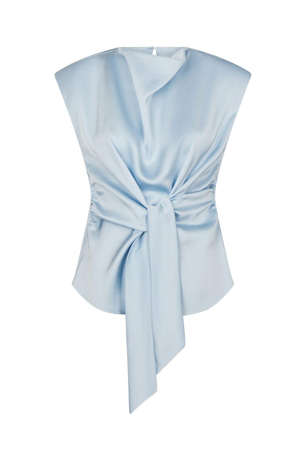 Neo Noir - Katarim Heavy Sateen Top 168937 - 145 - Light Blue