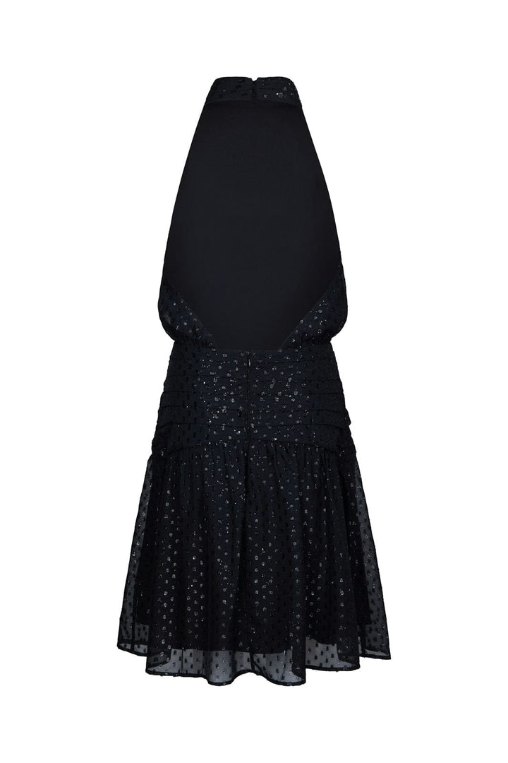 Neo Noir - Katerin Glitz Dot Dress 170867 - 100 - Black