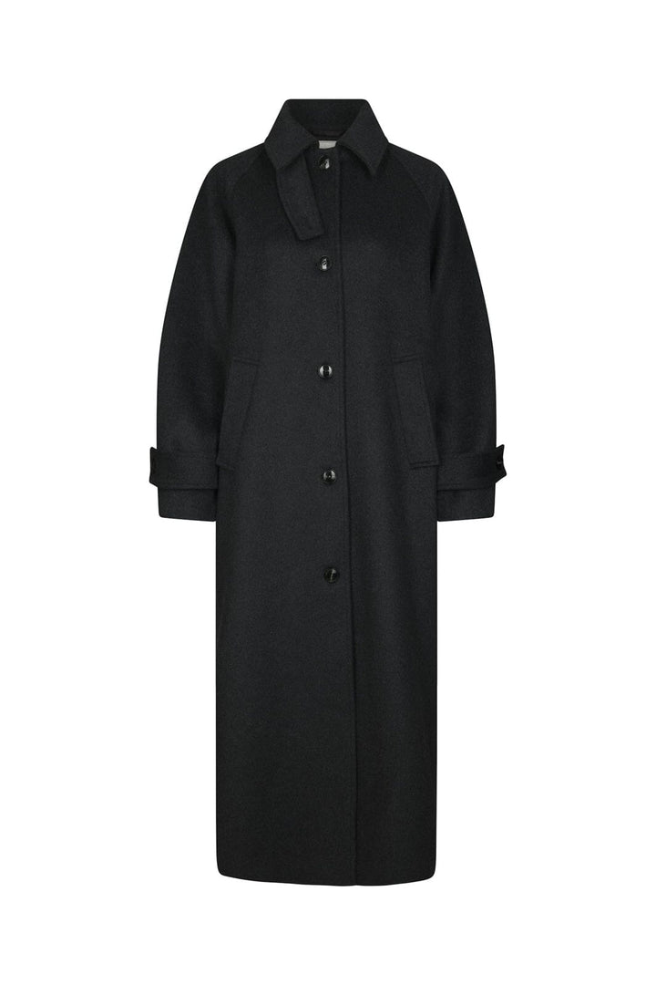 Neo Noir - Keaton Wool Coat 165499 - 136 - Antracit Melange