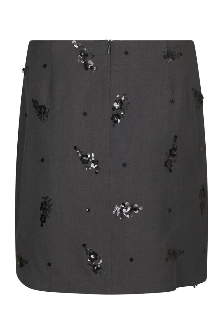 Neo Noir - Kent Deco Melange Skirt 171266 - 133 - Grey Melange