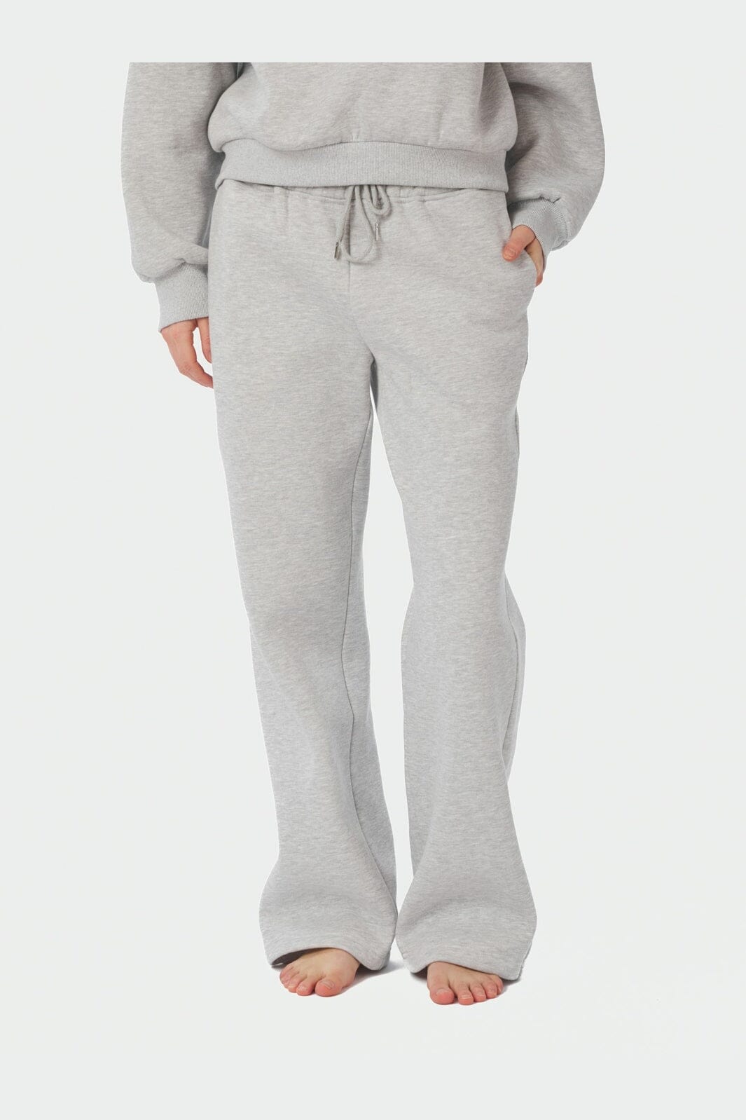 Neo Noir - Kinsley Sweatpants 167167 - 103 - Light Grey Melange
