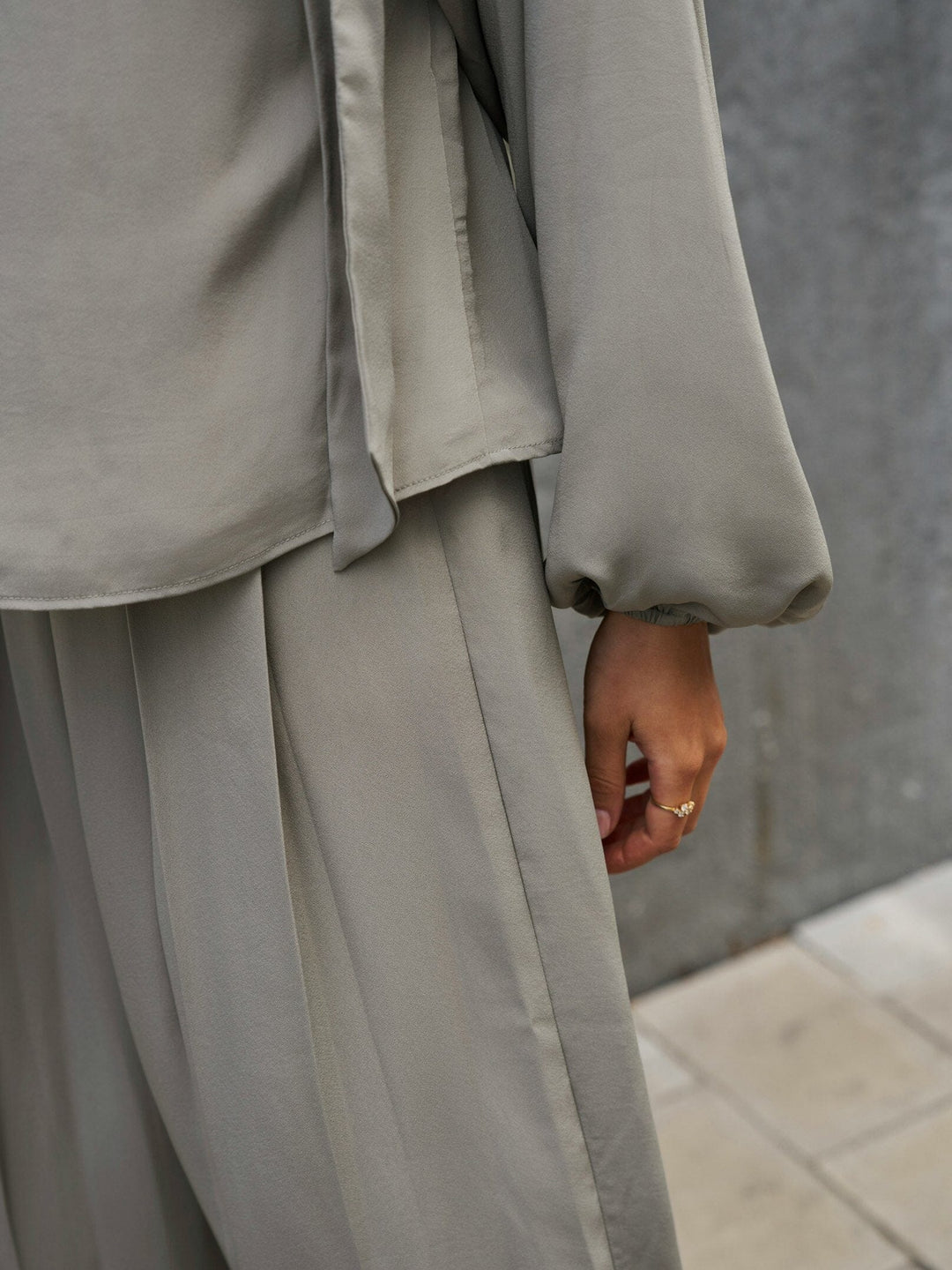 Neo Noir - Lana Pants 160769 - 189 - Warm Grey Bukser 