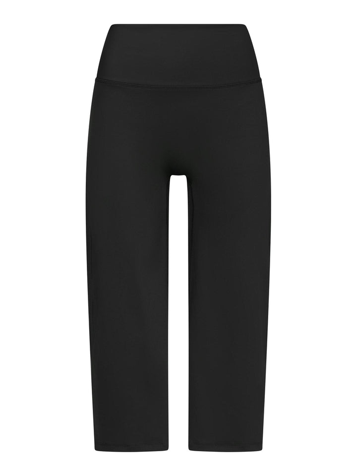 Neo Noir - Lauri Wide Capri Pants 171241 - 100 - Black Bukser 
