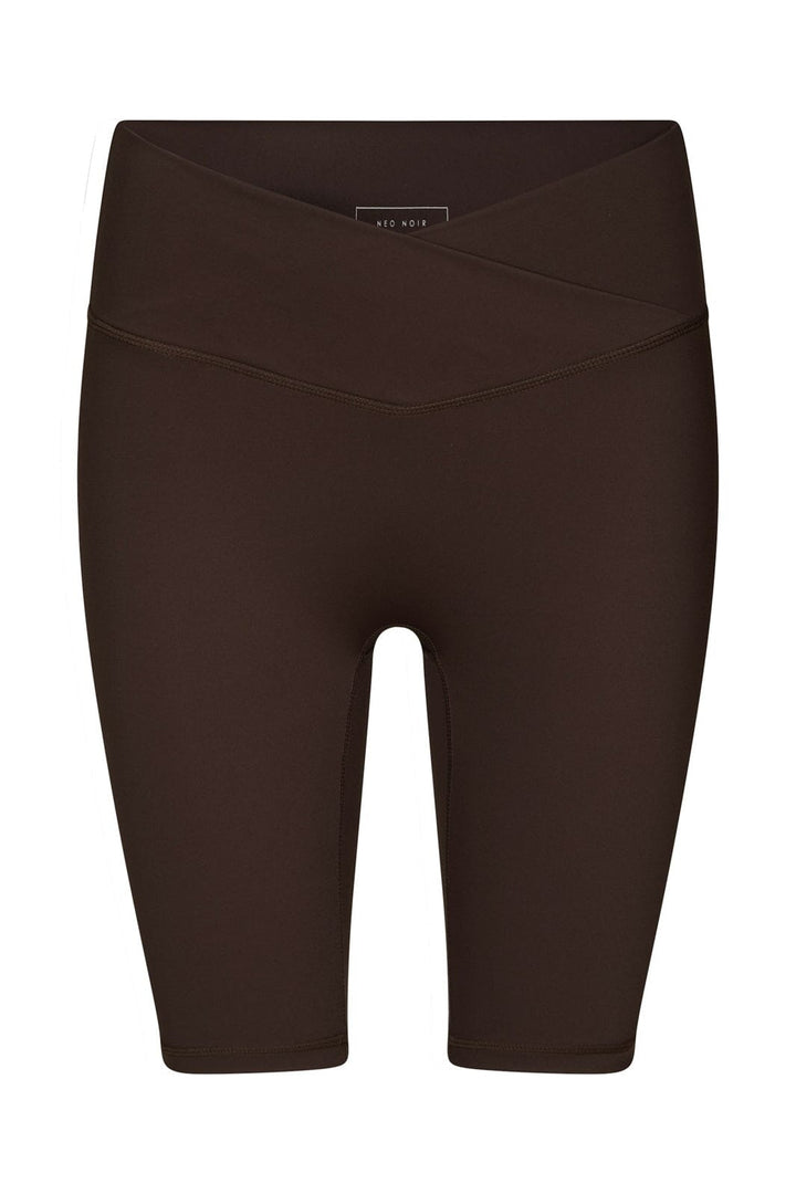 Neo Noir - Lea Wrap Shorts 168353 - 584 - Chocolate Brown