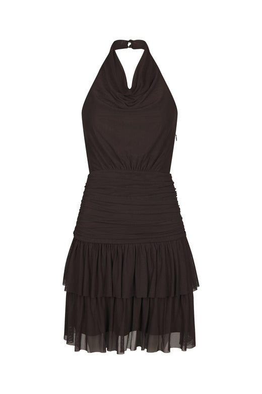 Neo Noir - Lunaria Mesh Dress 170548 - 210 - Brown