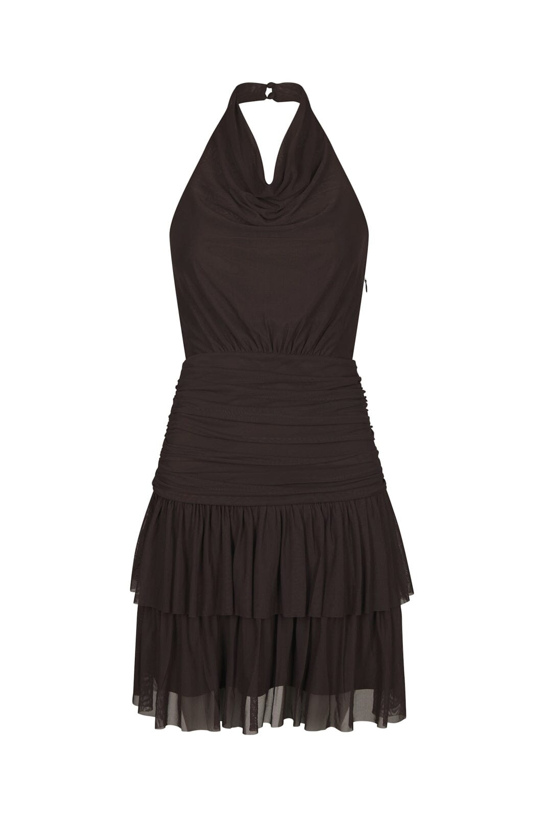 Neo Noir - Lunaria Mesh Dress 170548 - 210 - Brown