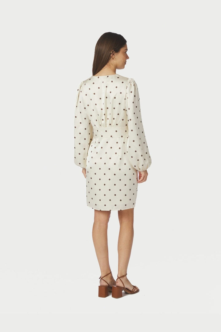Neo Noir - Mabel Dotted Dress 167928 - 122 - Creme