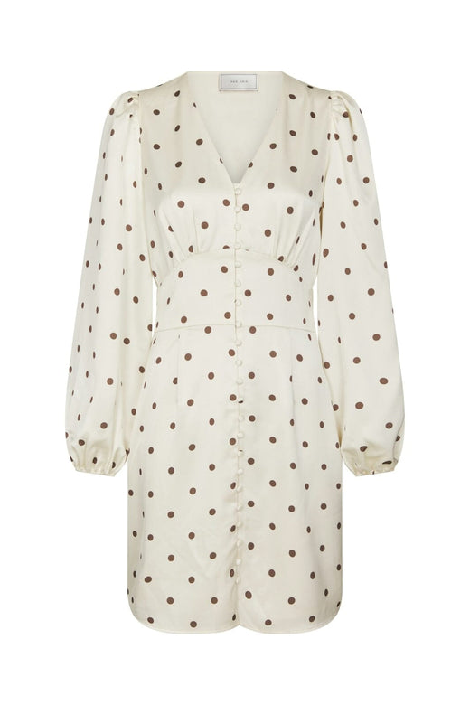 Neo Noir - Mabel Dotted Dress 167928 - 122 - Creme
