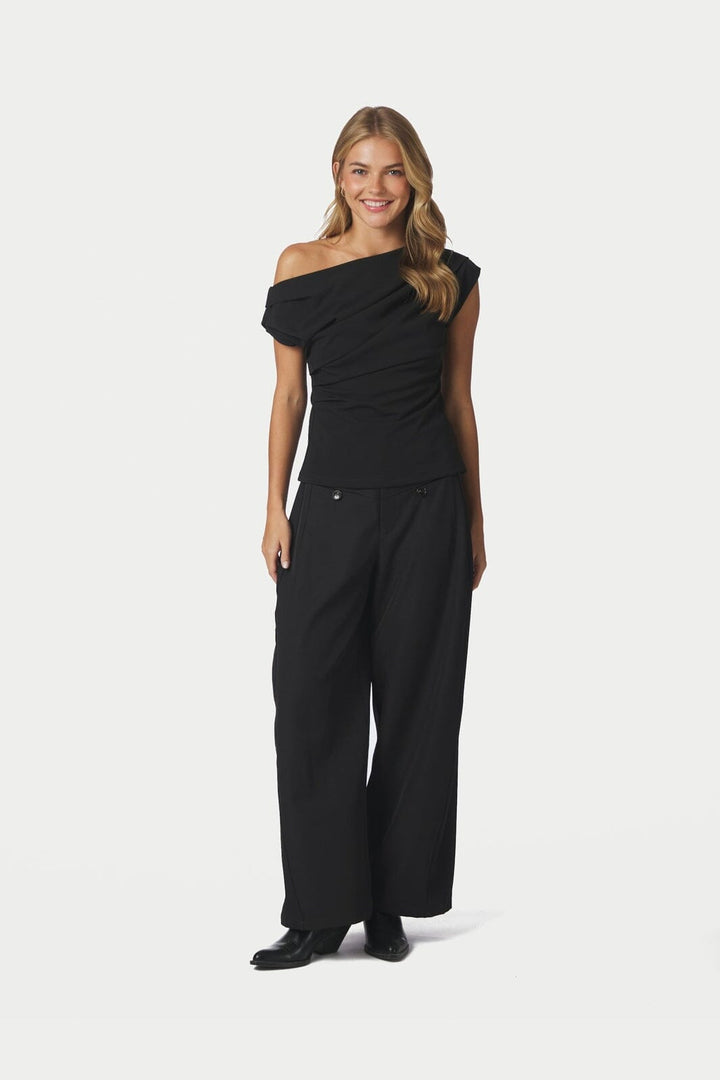 Neo Noir - Mabelle Drapy Top 168038 - 100 - Black