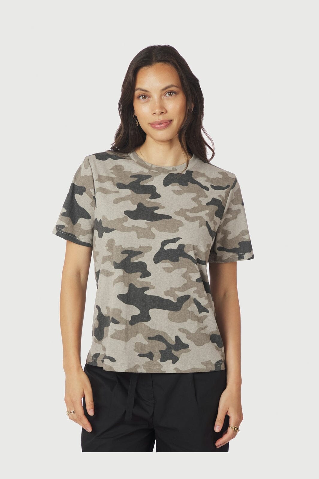 Neo Noir - Malin Mili Tee 166990 - 130 - Grey